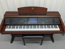Load image into Gallery viewer, Yamaha Clavinova CVP-303 Digital Piano arranger + stool in mahogany stock #23317
