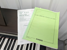 Load image into Gallery viewer, CASIO CELVIANO AP-420 DIGITAL PIANO IN DARK ROSEWOOD stock #23338