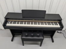 Load image into Gallery viewer, Yamaha Arius YDP-162 Digital Piano satin black, clavinova keyboard stock # 23340
