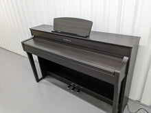 Load image into Gallery viewer, Yamaha Clavinova CLP-635 CLP-635DW Digital Piano dark walnut finish stock #23339