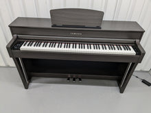 Load image into Gallery viewer, Yamaha Clavinova CLP-635 CLP-635DW Digital Piano dark walnut finish stock #23339