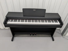 Load image into Gallery viewer, Yamaha Arius YDP-145 digital piano in satin black finish stock nr 23347