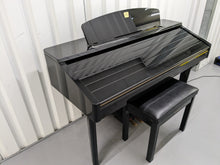 Load image into Gallery viewer, Yamaha Clavinova CVP-209 in Polished Ebony with matching stool. stock nr 23337