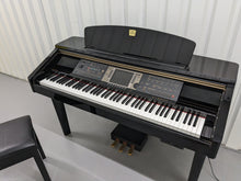 Load image into Gallery viewer, Yamaha Clavinova CVP-209 in Polished Ebony with matching stool. stock nr 23337
