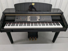 Load image into Gallery viewer, Yamaha Clavinova CVP-209 in Polished Ebony with matching stool. stock nr 23337