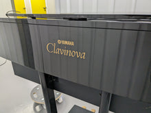 Load image into Gallery viewer, Yamaha Clavinova CVP-209 in Polished Ebony with matching stool. stock nr 23337
