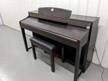 Load image into Gallery viewer, YAMAHA CLAVINOVA CLP-370 DIGITAL PIANO + STOOL IN dark rosewood stock nr 23331