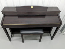 Load image into Gallery viewer, YAMAHA CLAVINOVA CLP-370 DIGITAL PIANO + STOOL IN dark rosewood stock nr 23331