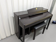 Load image into Gallery viewer, YAMAHA CLAVINOVA CLP-370 DIGITAL PIANO + STOOL IN dark rosewood stock nr 23331