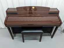 Load image into Gallery viewer, Yamaha Clavinova CLP-280 in Polished Mahogany with matching stool stock nr 23336