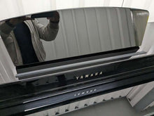 Load image into Gallery viewer, Yamaha Clavinova CLP-535PE digital piano and stool in glossy black stock #23332
