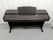 Load image into Gallery viewer, Yamaha Arius YDP-161 Digital Piano in rosewood clavinova keyboard stock # 23352