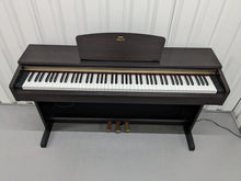 Load image into Gallery viewer, Yamaha Arius YDP-161 Digital Piano in rosewood clavinova keyboard stock # 23352