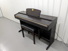 Load image into Gallery viewer, Yamaha Clavinova CLP-115 Digital Piano and stool in rosewood stock number 23354