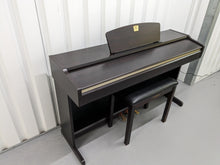 Load image into Gallery viewer, Yamaha Clavinova CLP-115 Digital Piano and stool in rosewood stock number 23354