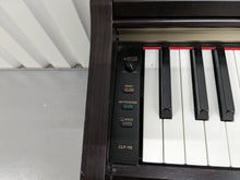Load image into Gallery viewer, Yamaha Clavinova CLP-115 Digital Piano and stool in rosewood stock number 23354