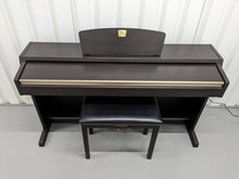 Load image into Gallery viewer, Yamaha Clavinova CLP-220 Digital Piano and stool rosewood finish stock nr 23356