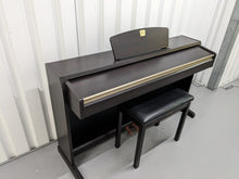 Load image into Gallery viewer, Yamaha Clavinova CLP-220 Digital Piano and stool rosewood finish stock nr 23356