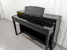 Load image into Gallery viewer, Yamaha Clavinova CLP-470 digital piano in polished ebony glossy black finish stock number 23364