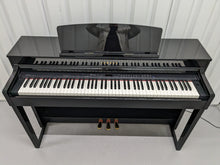 Load image into Gallery viewer, Yamaha Clavinova CLP-470 digital piano in polished ebony glossy black finish stock number 23364