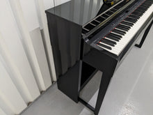 Load image into Gallery viewer, Yamaha Clavinova CLP-470 digital piano in polished ebony glossy black finish stock number 23364