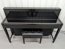 Load image into Gallery viewer, Yamaha Clavinova CLP-S308 digital piano and stool in polished ebony glossy black stock number 23361