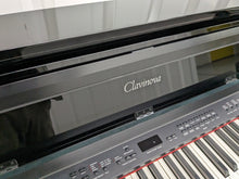 Load image into Gallery viewer, Yamaha Clavinova CLP-S308 digital piano and stool in polished ebony glossy black stock number 23361