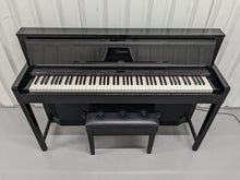 Load image into Gallery viewer, Yamaha Clavinova CLP-S308 digital piano and stool in polished ebony glossy black stock number 23361