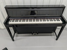 Load image into Gallery viewer, Yamaha Clavinova CLP-S308 digital piano and stool in polished ebony glossy black stock number 23361