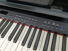 Load image into Gallery viewer, Yamaha Clavinova CLP-S308 digital piano and stool in polished ebony glossy black stock number 23361