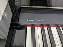 Load image into Gallery viewer, Yamaha Clavinova CLP-S308 digital piano and stool in polished ebony glossy black stock number 23361