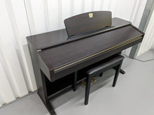 Load image into Gallery viewer, Yamaha Clavinova CLP-120 Digital Piano and stool in dark rosewood stock #23357
