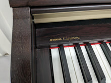 Load image into Gallery viewer, Yamaha Clavinova CLP-120 Digital Piano and stool in dark rosewood stock #23357