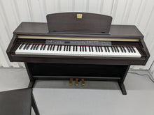 Load image into Gallery viewer, Yamaha Clavinova CLP-120 Digital Piano and stool in dark rosewood stock #23357