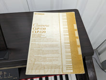 Load image into Gallery viewer, Yamaha Clavinova CLP-120 Digital Piano and stool in dark rosewood stock #23357