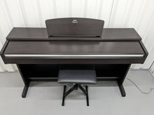 Load image into Gallery viewer, Yamaha Arius YDP-141 digital piano in dark rosewood + folding stool stock #23359