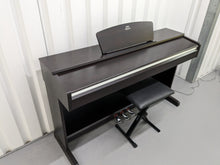 Load image into Gallery viewer, Yamaha Arius YDP-141 digital piano in dark rosewood + folding stool stock #23359