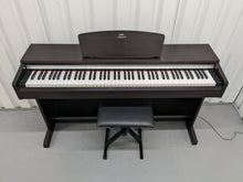 Load image into Gallery viewer, Yamaha Arius YDP-141 digital piano in dark rosewood + folding stool stock #23359