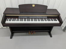 Load image into Gallery viewer, Yamaha Clavinova CLP-120 Digital Piano in dark rosewood stock #23358