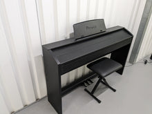 Load image into Gallery viewer, Casio Privia PX-760 Slim Digital Piano and stool satin black stock number 23367