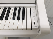 Load image into Gallery viewer, Yamaha Clavinova CLP-545 digital piano in satin white with stool. stock nr 23369