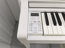 Load image into Gallery viewer, Yamaha Clavinova CLP-545 digital piano in satin white with stool. stock nr 23369