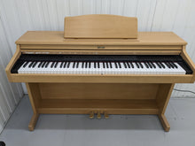 Load image into Gallery viewer, Roland HP-3E Digital Piano and stool in light oak finish Stock nr 23375