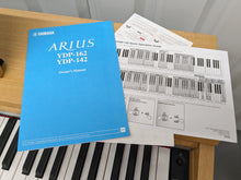 Load image into Gallery viewer, Yamaha Arius YDP-142 Digital Piano in cherry wood finish stock #23377