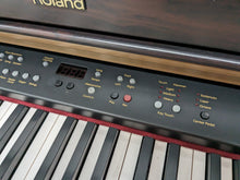 Load image into Gallery viewer, Roland HP107e professional high specs Digital Piano dark rosewood stock #23380