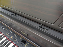 Load image into Gallery viewer, Roland HP107e professional high specs Digital Piano dark rosewood stock #23380