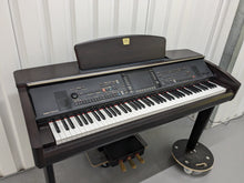 Load image into Gallery viewer, YAMAHA CLAVINOVA CVP-307 DIGITAL PIANO ARRANGER + STOOL IN ROSEWOOD STOCK #23382