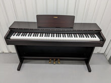 Load image into Gallery viewer, Yamaha Arius YDP-143 digital piano in dark rosewood stock number 23384