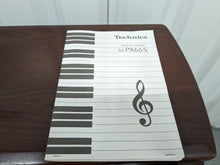 Load image into Gallery viewer, TECHNICS SX-PX655 DIGITAL PIANO IN MAHOGANY + matching stool stock number 23401