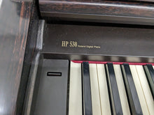 Load image into Gallery viewer, Roland HP530 digital piano in dark rosewood finish stock number 23398